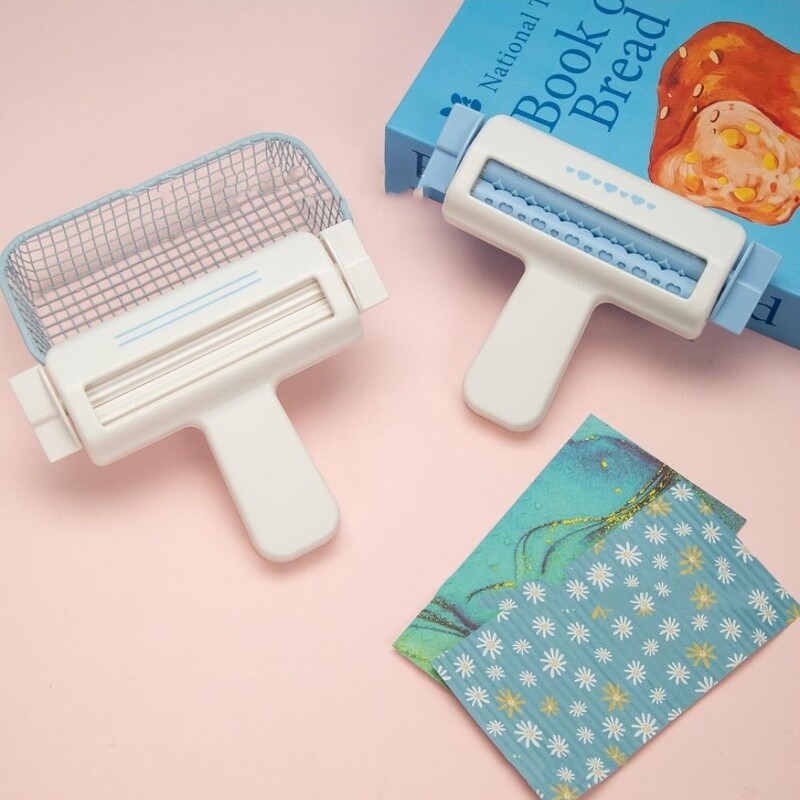 Kreatív Nagy méretű papírtörőgép Munkatakarékos csomagolás Ajándék csomagolópapír tekercs dombornyomás Barkács kézműves papírkivágás dekor