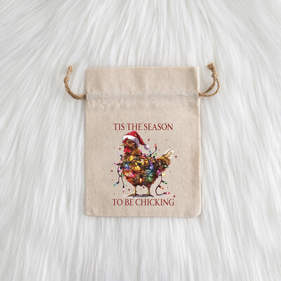 12 komada božićnog nakita Poklon Vrećica s uzicom Djed Mraz Snjegović Pamuk Laneno Platno Vrećica od jute Slatkiši Jabuka Džep