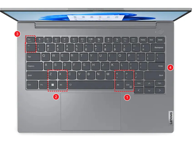 Zaštitna maska za tipkovnicu silikonskog prijenosnog računala za Lenovo K14 Gen 2 2024 2023 Gen2 14 inča