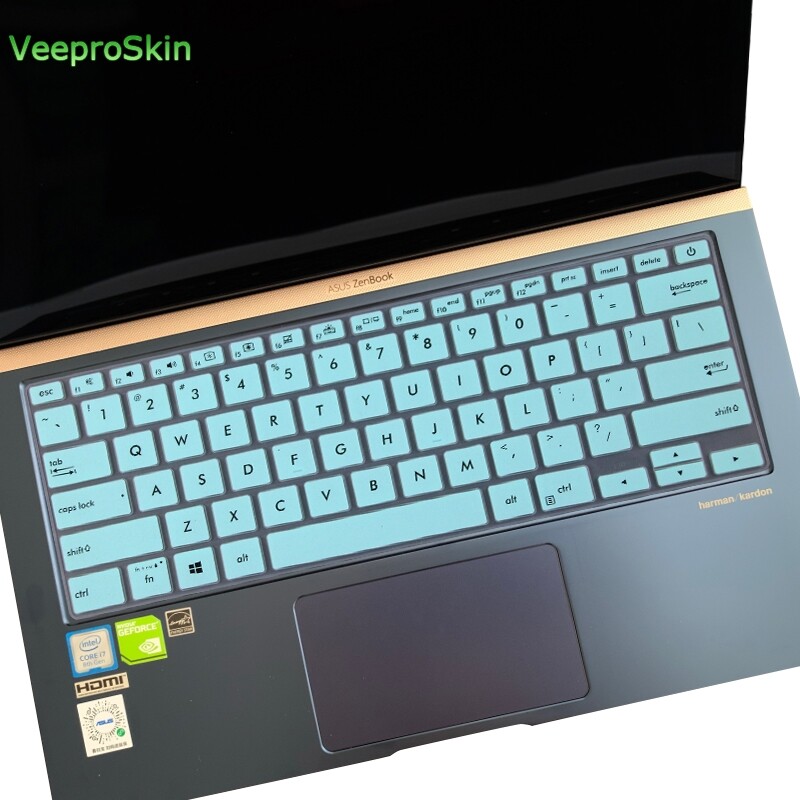 Silikónový kryt klávesnice na notebook pre ASUS ZenBook 14 UX434 UX434FL ux434flc UX431 UX431FN UX431FA UX392 UX392FN UX392FA