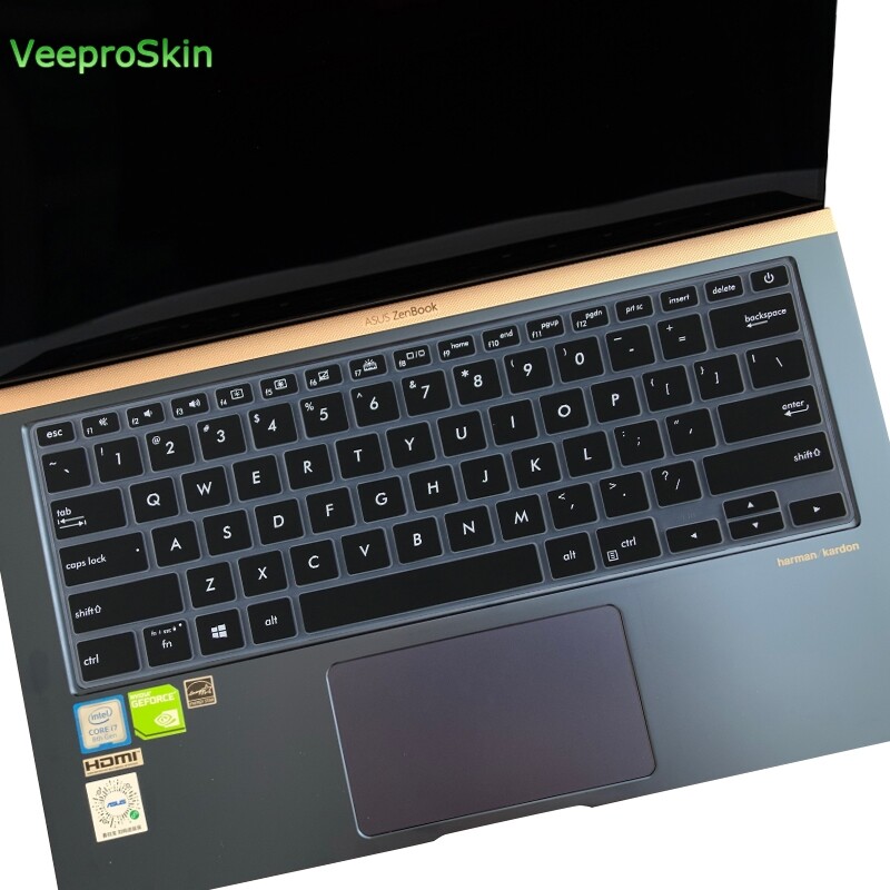 Silikónový kryt klávesnice na notebook pre ASUS ZenBook 14 UX434 UX434FL ux434flc UX431 UX431FN UX431FA UX392 UX392FN UX392FA