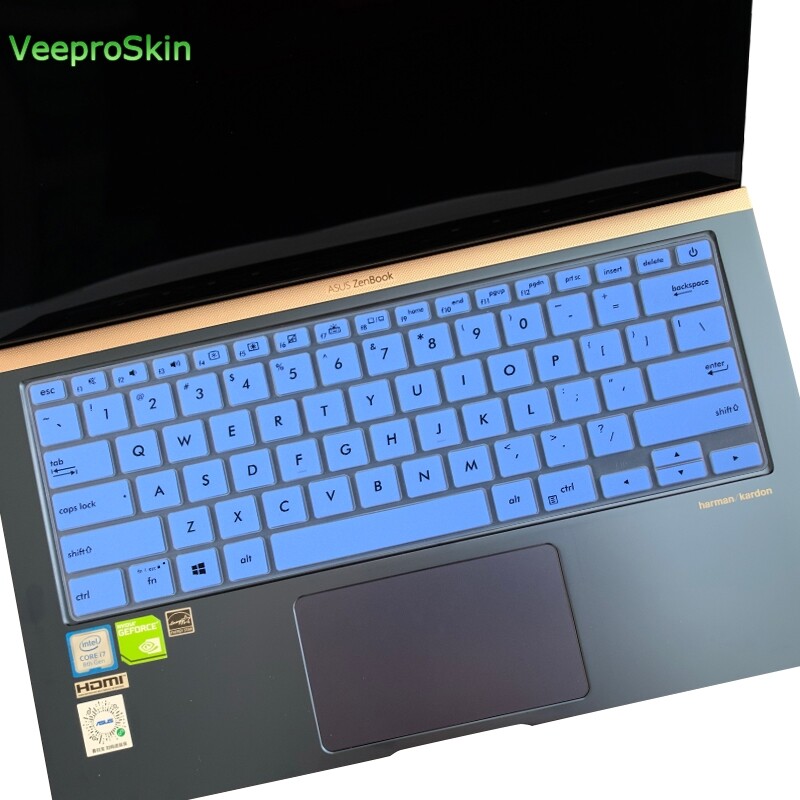 Silikónový kryt klávesnice na notebook pre ASUS ZenBook 14 UX434 UX434FL ux434flc UX431 UX431FN UX431FA UX392 UX392FN UX392FA