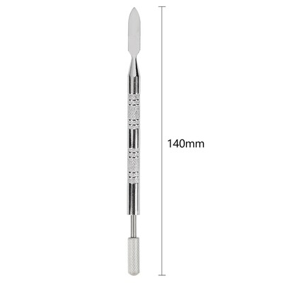 DIY rozsdamentes acél fa nyéllel bőr szélű olajtoll kétvégű ragasztóval bevont roller stick bőr készítő eszköz színező toll