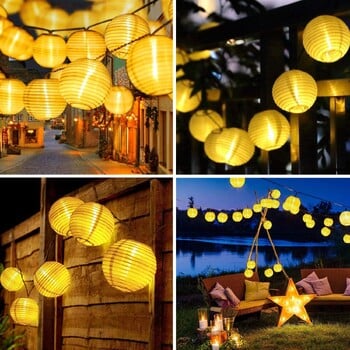 Αδιάβροχο Φανάρι Solar String Fairy Lights 6,5M 30 LED Outdoor Garland Patio Light Solar Power Χριστουγεννιάτικο φωτιστικό για διακόσμηση κήπου