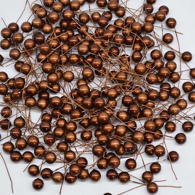 50 ks mini perlové plastové tyčinky umelé kvety ovocné tyčinky čerešne na svadobné vianočné dekorácie darčekových krabičiek