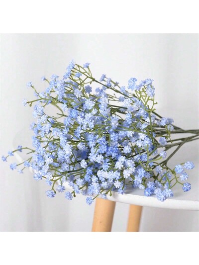 1/3 db fehér Gypsophila művirág esküvői barkácscsokor dekoráció elrendezés műanyag művirág lakberendezés