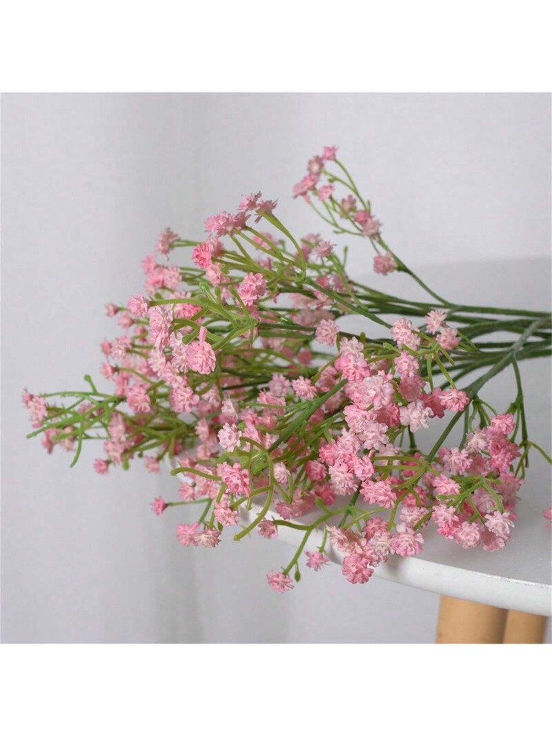 1/3 db fehér Gypsophila művirág esküvői barkácscsokor dekoráció elrendezés műanyag művirág lakberendezés