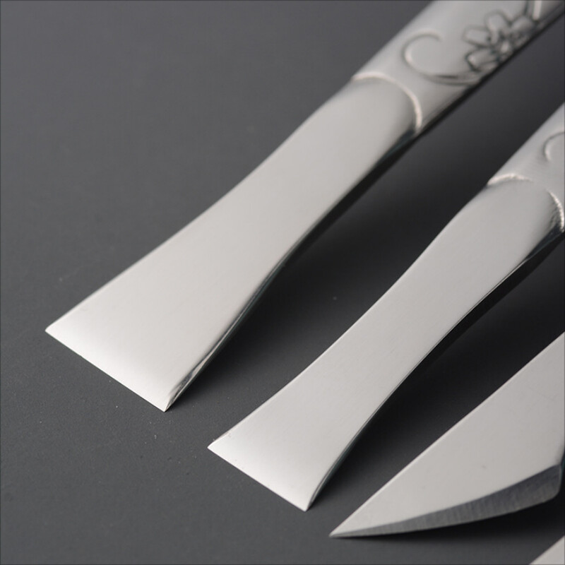 Nož za izradu kože, 1 set od 8 komada alata za rezanje kože Nož za izradu kože za izradu kože Alat za ručni rad od kože DIY