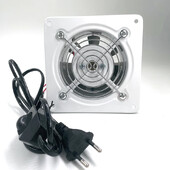220V 110V 4-palcový kovový potrubný ventilátor, mini kúpeľňový toaletný ventilátor, nástenný ventilátor