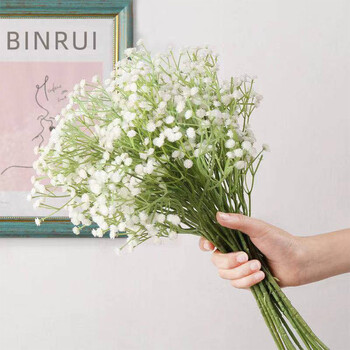 108Κεφαλές 63cm Babies Breath Τεχνητά Λουλούδια Πλαστικά Gypsophila DIY Floral μπουκέτα Για Χειροποίητη Γαμήλια Διακόσμηση σπιτιού