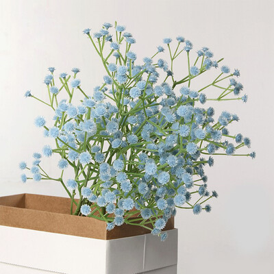 108 galvos 63 cm Kūdikių kvėpavimas Dirbtinės gėlės Plastikinės Gypsophila DIY gėlių puokštės rankų darbo vestuvių vakarėliui namų dekoravimui