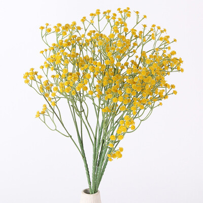 108 galvos 63 cm Kūdikių kvėpavimas Dirbtinės gėlės Plastikinės Gypsophila DIY gėlių puokštės rankų darbo vestuvių vakarėliui namų dekoravimui