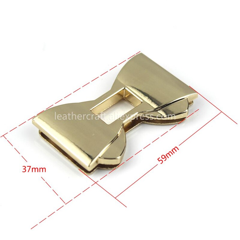 1 ks Kovová mašľa Otočný zámok Twist Lock Spona pre kožené remeselné dámske kabelky Kabelky cez rameno Zapínanie na DIY príslušenstvo