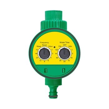 Green Outdoor Smart Irrigate Timer Garden Πλαστικός ηλεκτρονικός ελεγκτής εύκαμπτων σωλήνων Αυτόματη σύνδεση νερού βρύσης Πότισμα F1Z7