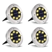 IP68 LED vonkajšie solárne pozemné svetlo Solárne chodníkové palubné svetlá Podzemné svetlo Dvor Príjazdová cesta Trávnik Záhradné dekoračné osvetlenie