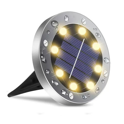 IP68 LED vonkajšie solárne pozemné svetlo Solárne chodníkové palubné svetlá Podzemné svetlo Dvor Príjazdová cesta Trávnik Záhradné dekoračné osvetlenie