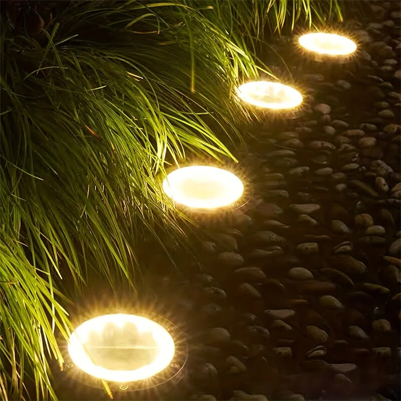 IP68 LED vonkajšie solárne pozemné svetlo Solárne chodníkové palubné svetlá Podzemné svetlo Dvor Príjazdová cesta Trávnik Záhradné dekoračné osvetlenie