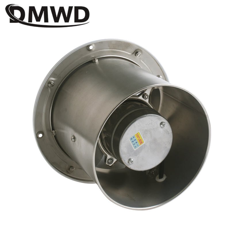 DMWD Ventilator de evacuare de 4 inchi pentru baie cu motor pur din cupru Ventilator extractor de 4 inchi Ventilator de perete pentru toaletă de bucătărie Ventilator de conductă în linie