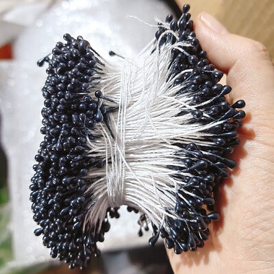 500db/táska 1/3mm barkácsolás mesterséges mini gyöngyvirág porzó bibe Overall esküvői buli lakberendezési karácsonyi kiegészítők