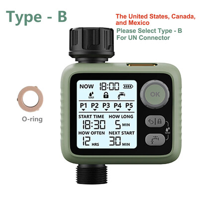 Eshico HCT-372 vízidőzítő gomb Könnyebben kezelhető LED-es háttérvilágítás Sötét éjszakai Guardian esőérzékelő intelligensebb kerti szerszámok