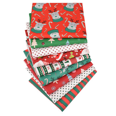 Chainho, Βαμβακερό ύφασμα με τυπωμένη υφή Twill, Ύφασμα συνονθύλευμα, Υλικό γεμίσματος ραπτικής DIY, Χριστουγεννιάτικη σειρά, Προδιαγραφές 2, CC239