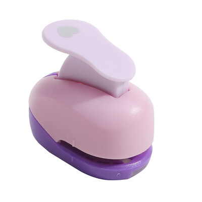 8/15/25/38/50 mm Atsitiktinių spalvų Širdies Punch "Pasidaryk pats" Reljefinis Punch Scrapbooking Mašinos Popieriaus pjovimo Skylės Punch Apvalus pjaustytuvas