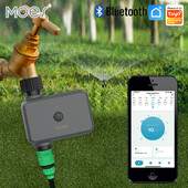 MOES Smart Tuya Bluetooth záhradné zavlažovacie časovače, programovateľné automatické zavlažovanie s časovačom oneskorenia dažďa a potrebným Hubom