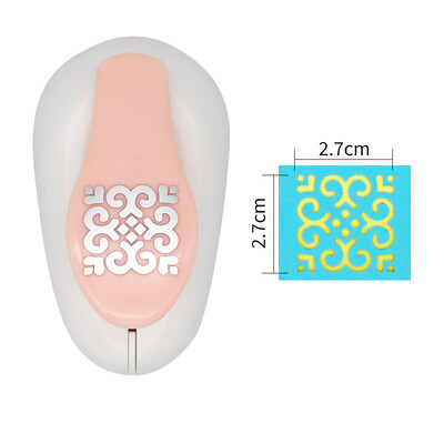 Ingyenes szállítás Nagy díszes szegély dombornyomásos scrapbooking kézzel készített éleszköz barkács papírvágó Kézműves ajándék perforadora de papel