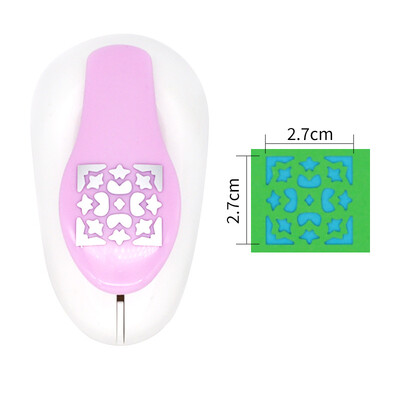 Ingyenes szállítás Nagy díszes szegély dombornyomásos scrapbooking kézzel készített éleszköz barkács papírvágó Kézműves ajándék perforadora de papel