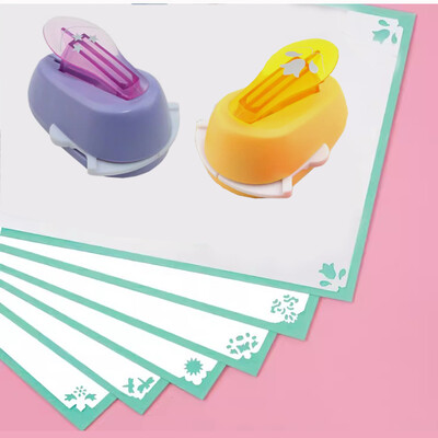 Reljefinis „pasidaryk pats“ kampinis popierius, spausdinimo kortelių pjaustytuvas Dovanų iškarpų knygelės formuotojas Mažas reljefinis įtaisas Rankų darbo skylių perforatorius vaikams