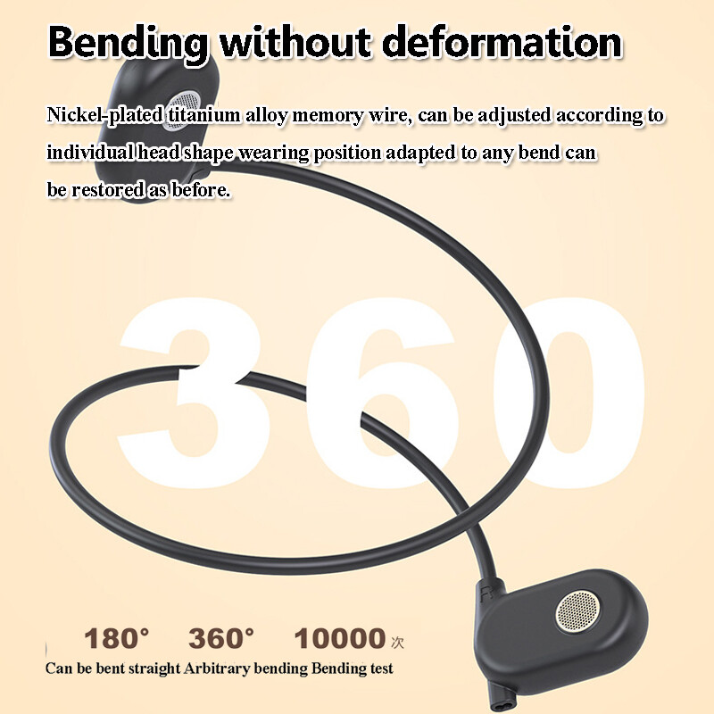 Кабелни слушалки с отворено ухо Слушалки за игри с въздушна проводимост 3,5 мм тип-c USB щепсел Стерео слушалки за компютър, лаптоп, мобилен телефон