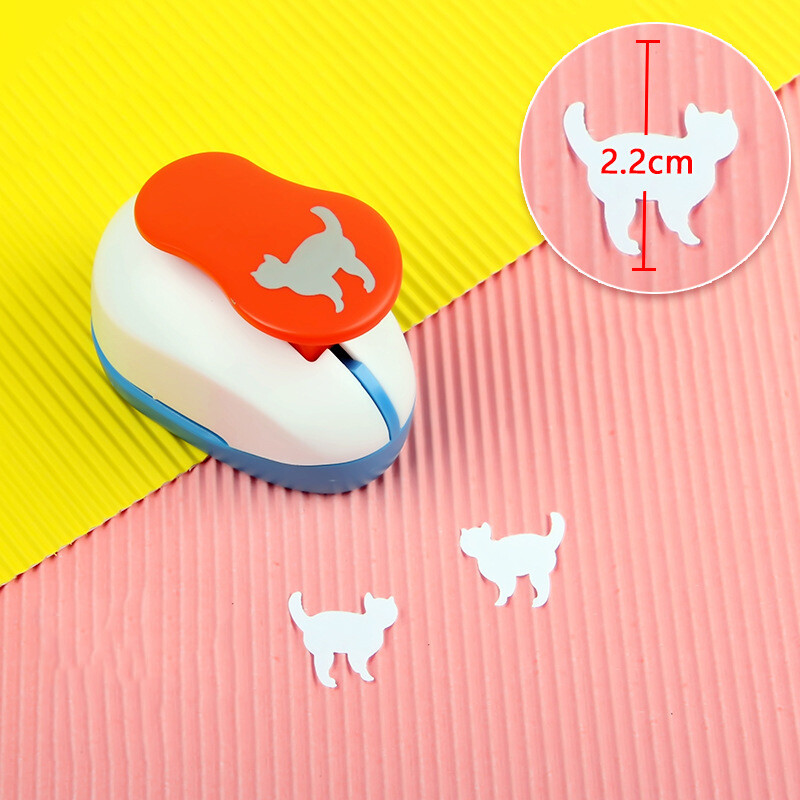 2,0-2,5 cm Dog Cat EVA Foam Craft Punch DIY Χαρτοκόφτης για Ευχετήριες κάρτες Scrapbooking Παιδιά Χειροποίητο Τρυπάκι