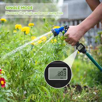 Yieryi SGS05 Garden Water Timers Ψηφιακός μετρητής ροής νερού για εξωτερικούς χώρους 3/4\