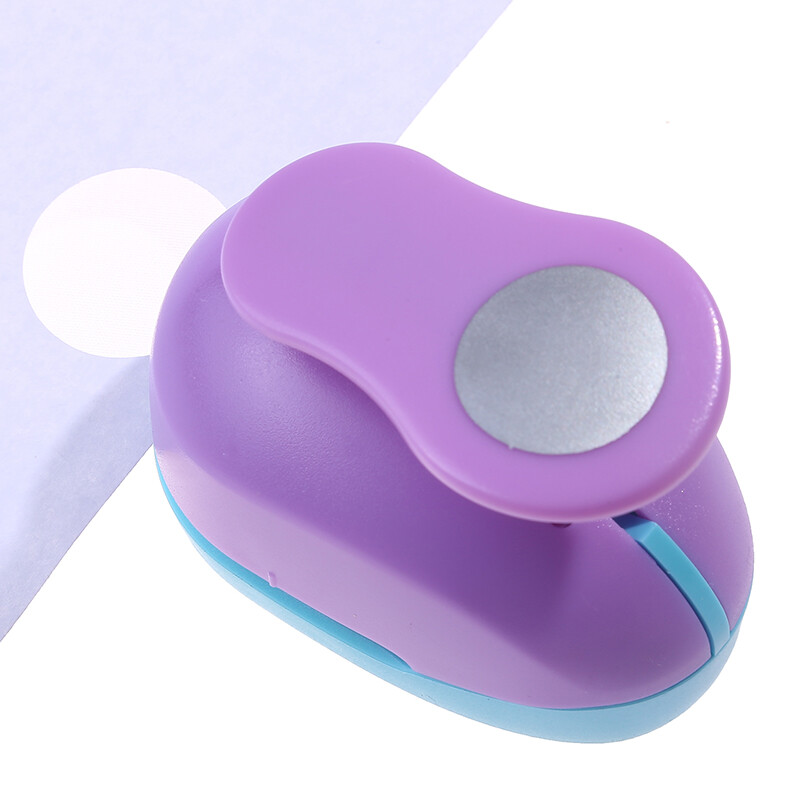 Apvalus perforatorius 8/15/25/38/50 mm „pasidaryk pats“ Reljefinis Punch Scrapbooking Mašinos Popieriaus pjaustymas Spalvotas Amatinis perforatorius Apvalus pjaustytuvas