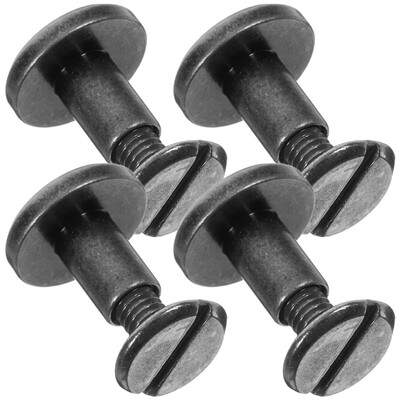 20 buc Șuruburi pentru cont de mână Kit de nituri pentru fabricare Păr scurt Nituri rotunde Spițe din aliaj de zinc pentru accesorii pentru genți de îmbrăcăminte