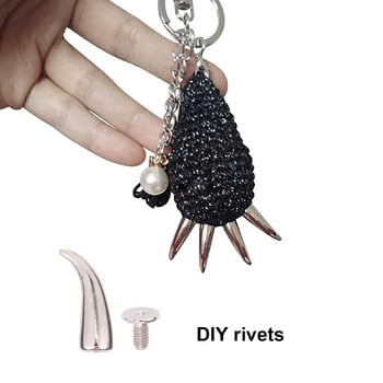 20 τμχ DIY Rivets Punk Rivets Fashion Rivets Punk Style Ρούχα Αξεσουάρ για τσάντες ρούχων Τζιν (7x21mm σχήμα πιπεριών