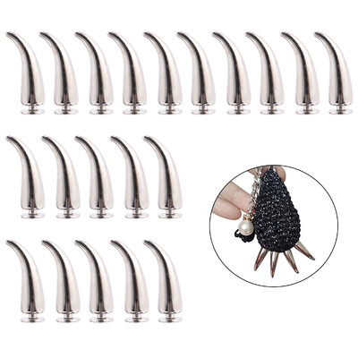 20 gab. DIY kniedes Punk kniedes Modes kniedes Punk Style Apģērbi Aksesuāri drēbēm somas Džinsi (7x21mm Peppers Shape