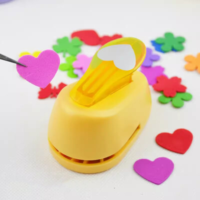 1``(2,0-2,5cm)EVA Foam Craft Hole Puncher Scrapbooking Punches Maker Kid Handmade Punch DIY Paper Cutter Card Embossing Sharper