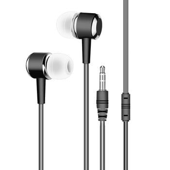 Ακουστικά in-ear Universal 3,5 mm στερεοφωνικά ακουστικά φορητό βύσμα 3,5 mm για φορητό υπολογιστή φορητού υπολογιστή κινητού τηλεφώνου MP3