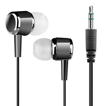 Ακουστικά in-ear Universal 3,5 mm στερεοφωνικά ακουστικά φορητό βύσμα 3,5 mm για φορητό υπολογιστή φορητού υπολογιστή κινητού τηλεφώνου MP3