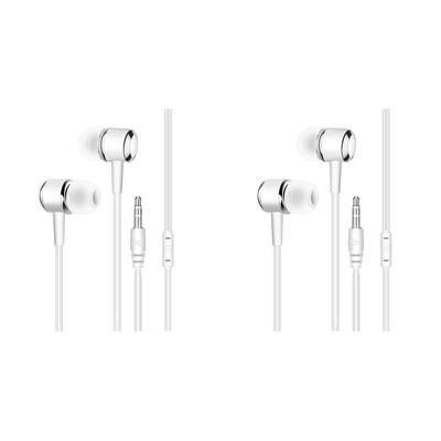 Ausīs ievietojamas austiņas, universālas 3,5 mm stereo austiņas, pārnēsājamas 3,5 mm spraudnis mobilajam telefonam datoram klēpjdatoram MP3