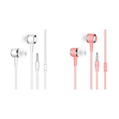 Ausīs ievietojamas austiņas, universālas 3,5 mm stereo austiņas, pārnēsājamas 3,5 mm spraudnis mobilajam telefonam datoram klēpjdatoram MP3