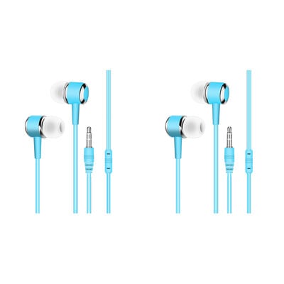 Ausīs ievietojamas austiņas, universālas 3,5 mm stereo austiņas, pārnēsājamas 3,5 mm spraudnis mobilajam telefonam datoram klēpjdatoram MP3