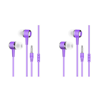 Ausīs ievietojamas austiņas, universālas 3,5 mm stereo austiņas, pārnēsājamas 3,5 mm spraudnis mobilajam telefonam datoram klēpjdatoram MP3