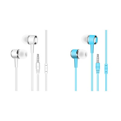 Ausīs ievietojamas austiņas, universālas 3,5 mm stereo austiņas, pārnēsājamas 3,5 mm spraudnis mobilajam telefonam datoram klēpjdatoram MP3