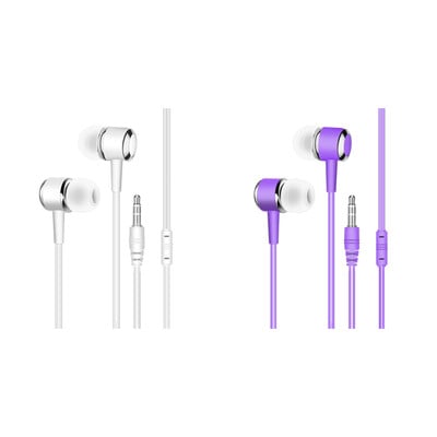 Ausīs ievietojamas austiņas, universālas 3,5 mm stereo austiņas, pārnēsājamas 3,5 mm spraudnis mobilajam telefonam datoram klēpjdatoram MP3