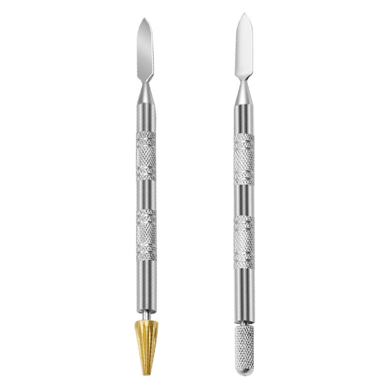 Dvigubo odinio krašto alyvos klijavimo dažų rašiklis aplikatorius Greitas dažų volelis skirtas odiniams amatų įrankiams.