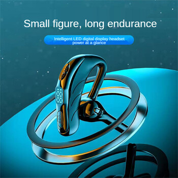 X13 Wireless Handsfree Headset with Microphone 365 Days Ultra Long Time Standby Headphone for Laptop Truck Driver Business