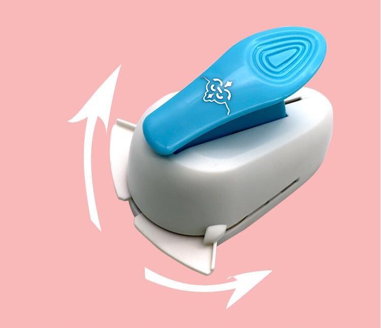 „Pasidaryk pats“ kampinis perforatorius, reljefinis popierius kampinis pjaustytuvas.