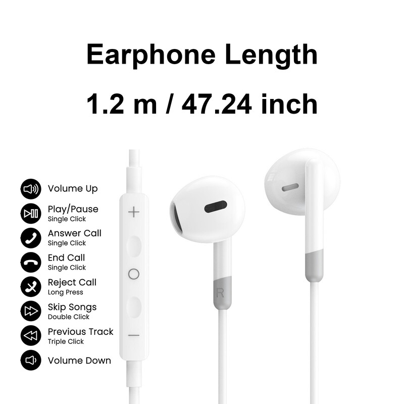 3,5 mm-es fülhallgatós audio vezetékes, fülbe helyezhető fejhallgató mikrofonos fülhallgatóval mobiltelefonhoz/asztali számítógéphez/laptophoz/születésnapi/húsvéti/Presidents Da